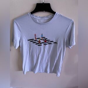 Armani Exchange white T- shirt size M cotton print